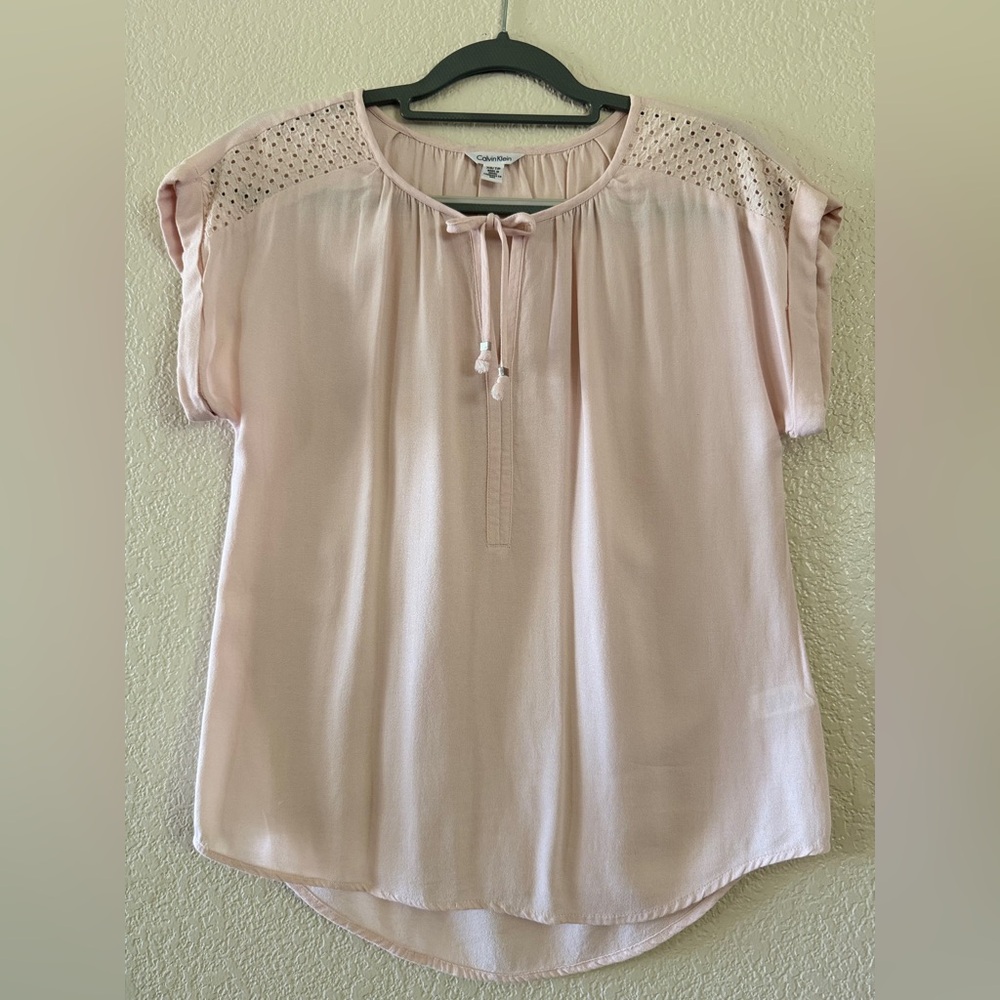 Calvin Klein Women's Pink Top